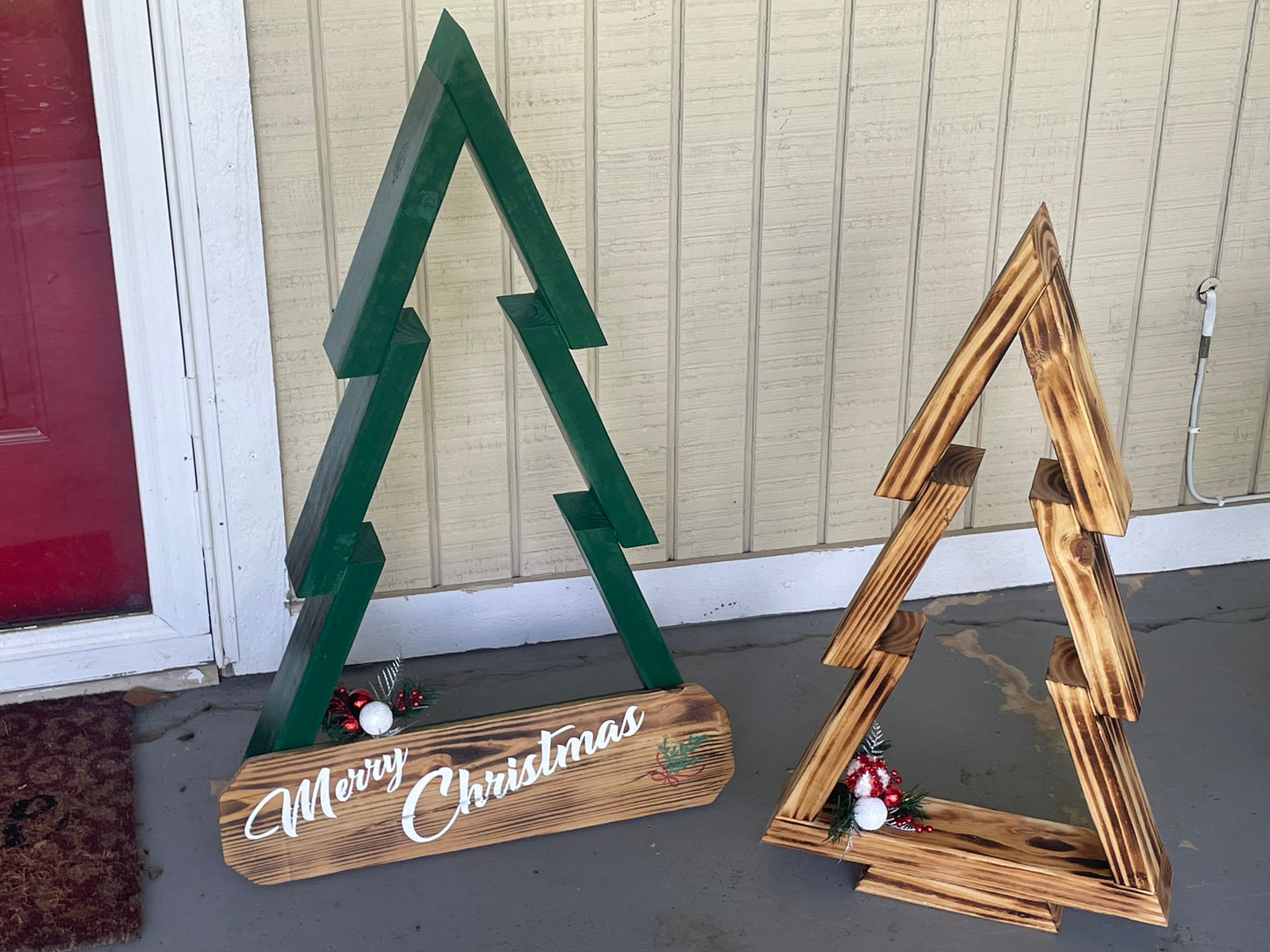 35 inch Wooden Christmas Tree