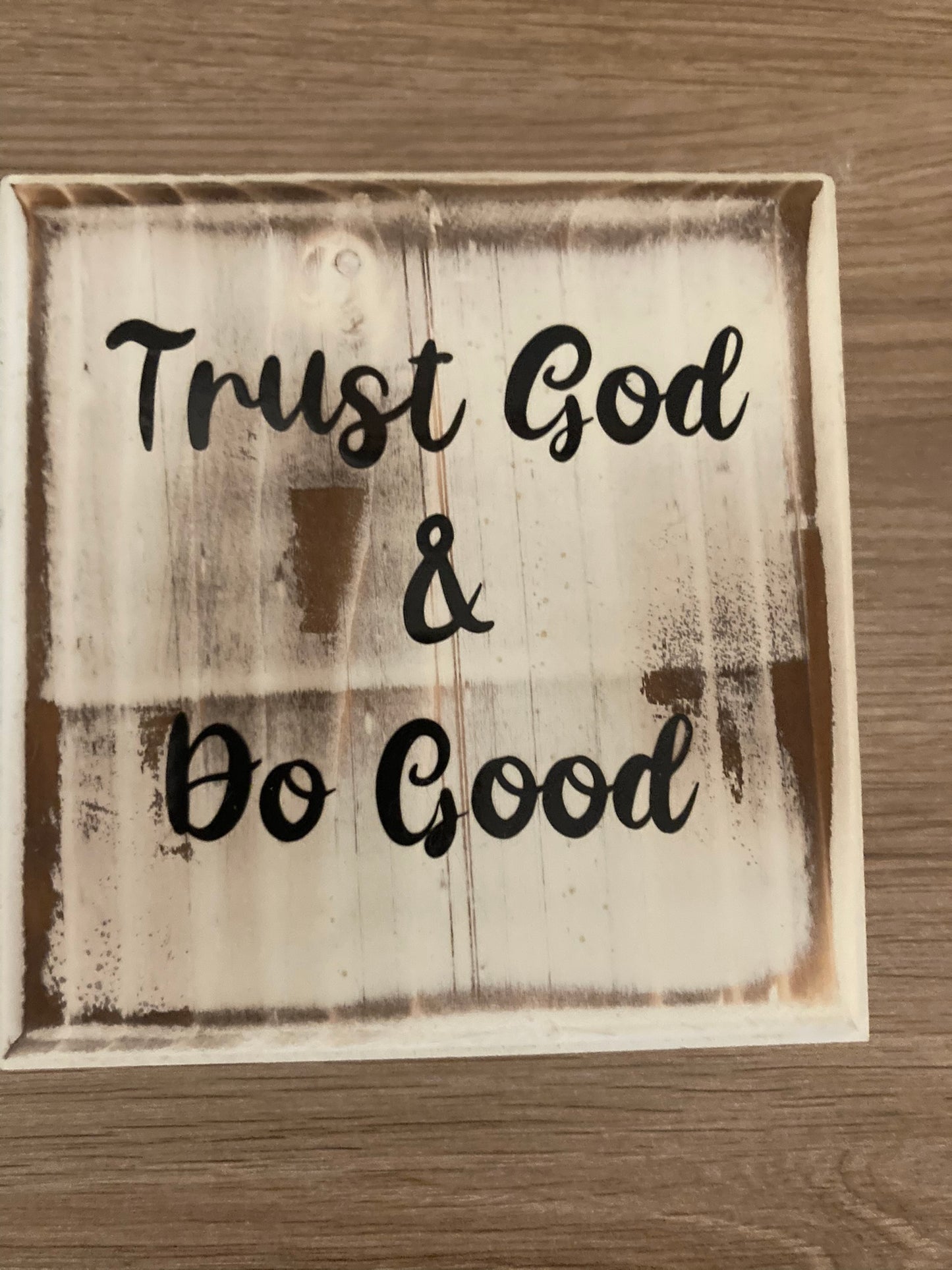 Custom Square Wood Sign